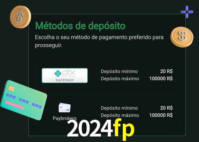 O cassino 2024fp oferece uma grande variedade de métodos de pagamento